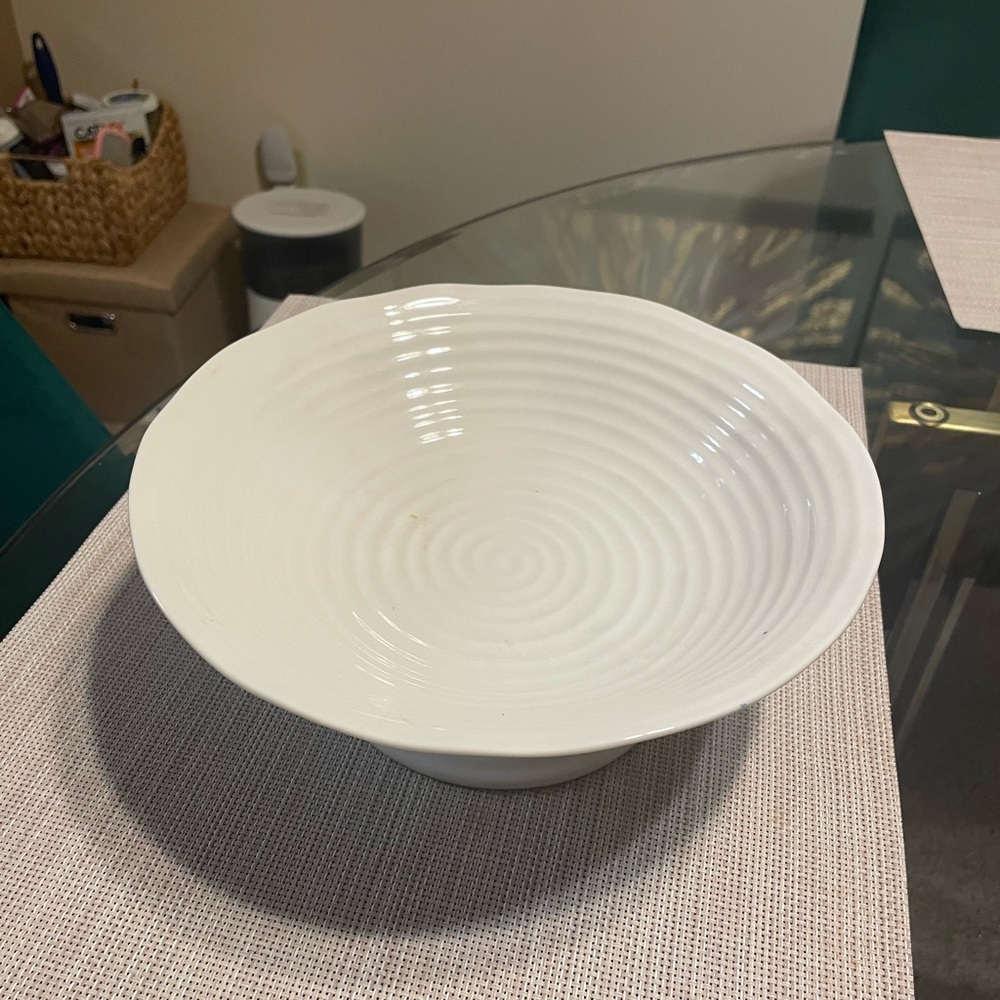 Portmeirion Sophie Conran White Ceramic serving / fruit bowl